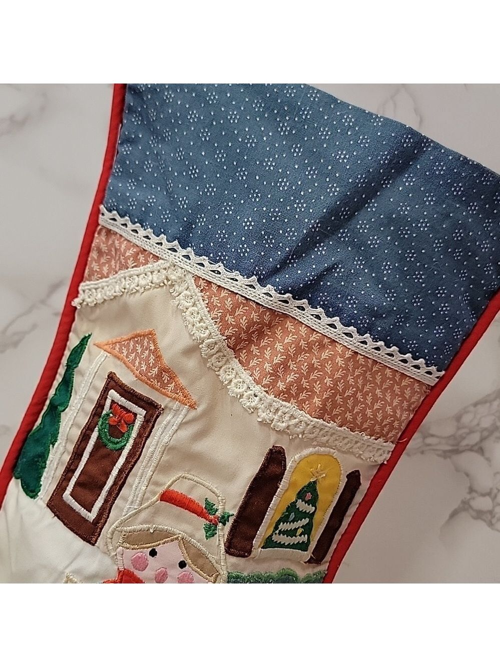 Vintage House of Hatten Christmas Stocking Caroler - Picture 3 of 9